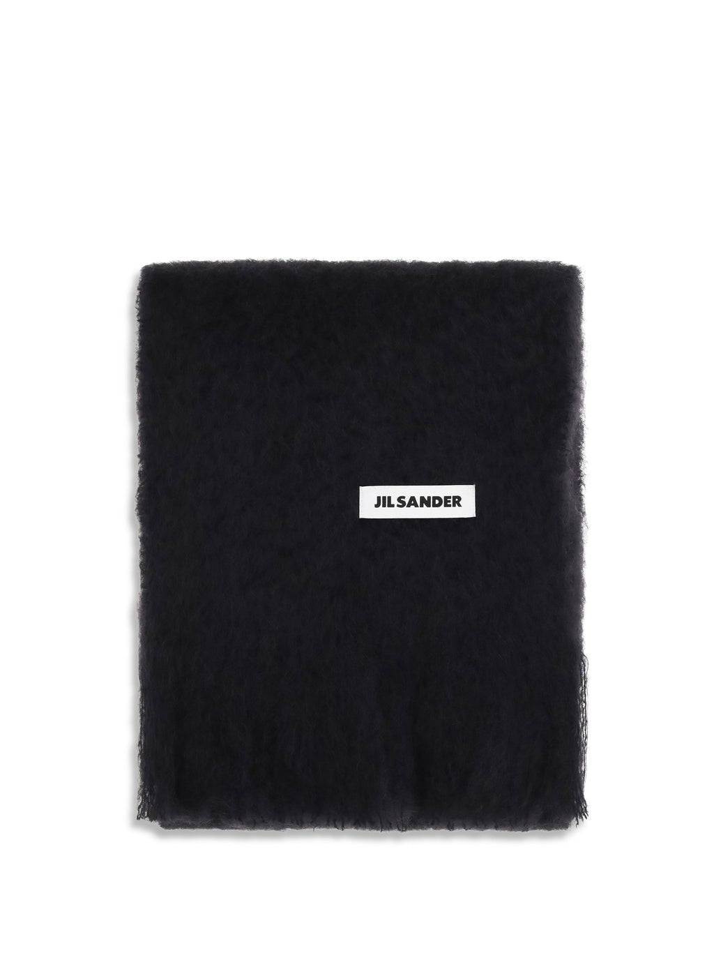 Jil Sander Women Wool Scarf With Logo