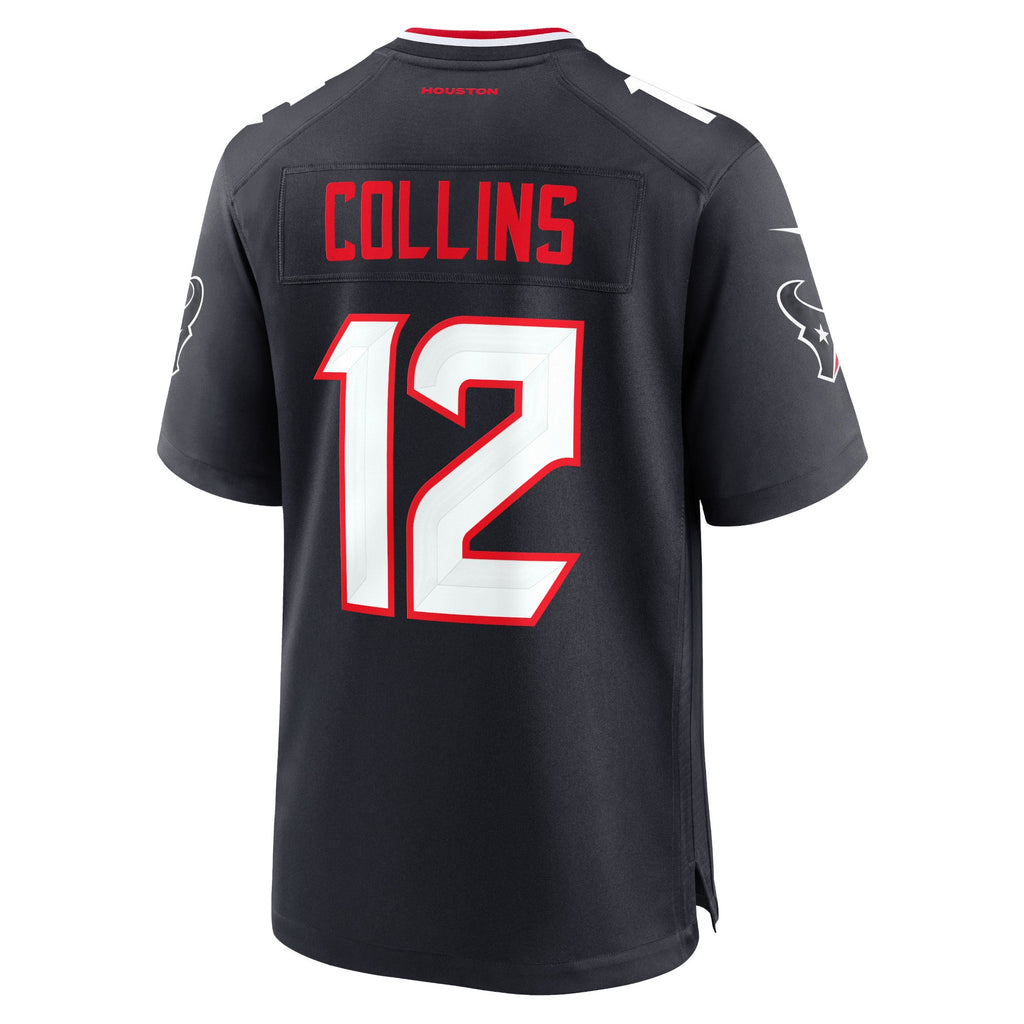 Houston Texans Nico Collins Navy Game Jersey