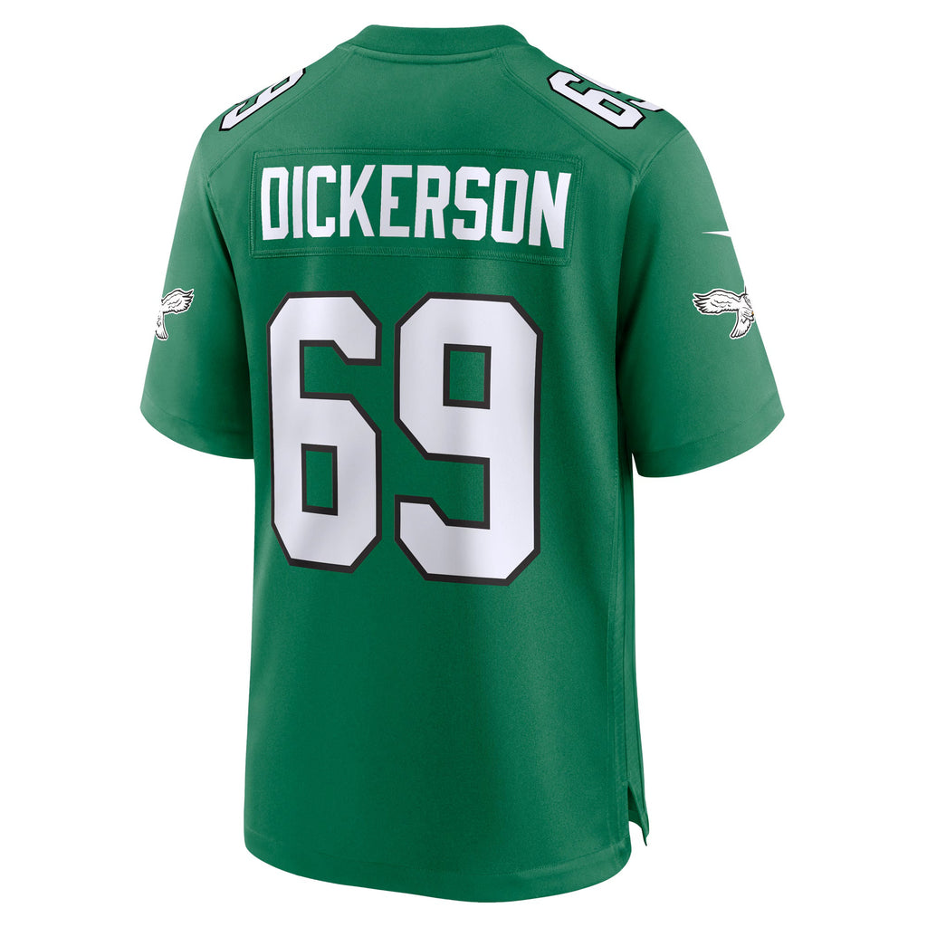 Philadelphia Eagles Landon Dickerson Kelly Green Alternate Game Jersey