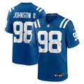 Indianapolis Colts Eric Johnson II Royal Team Game Jersey