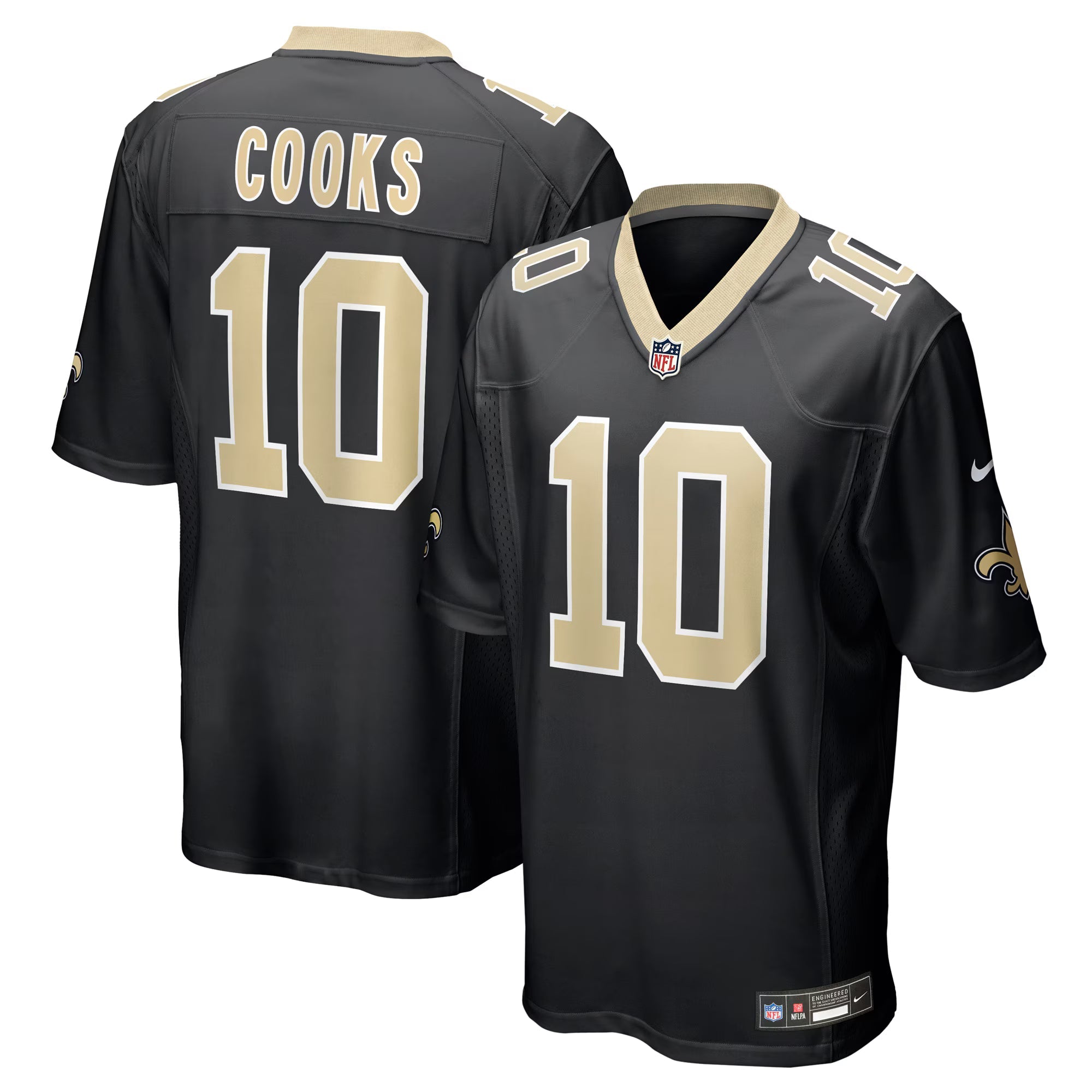 New Orleans Saints Brandin Cooks Black Team Game Jersey
