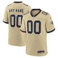 New Orleans Saints Gold Gameday Golds Alternate Custom Game Jersey