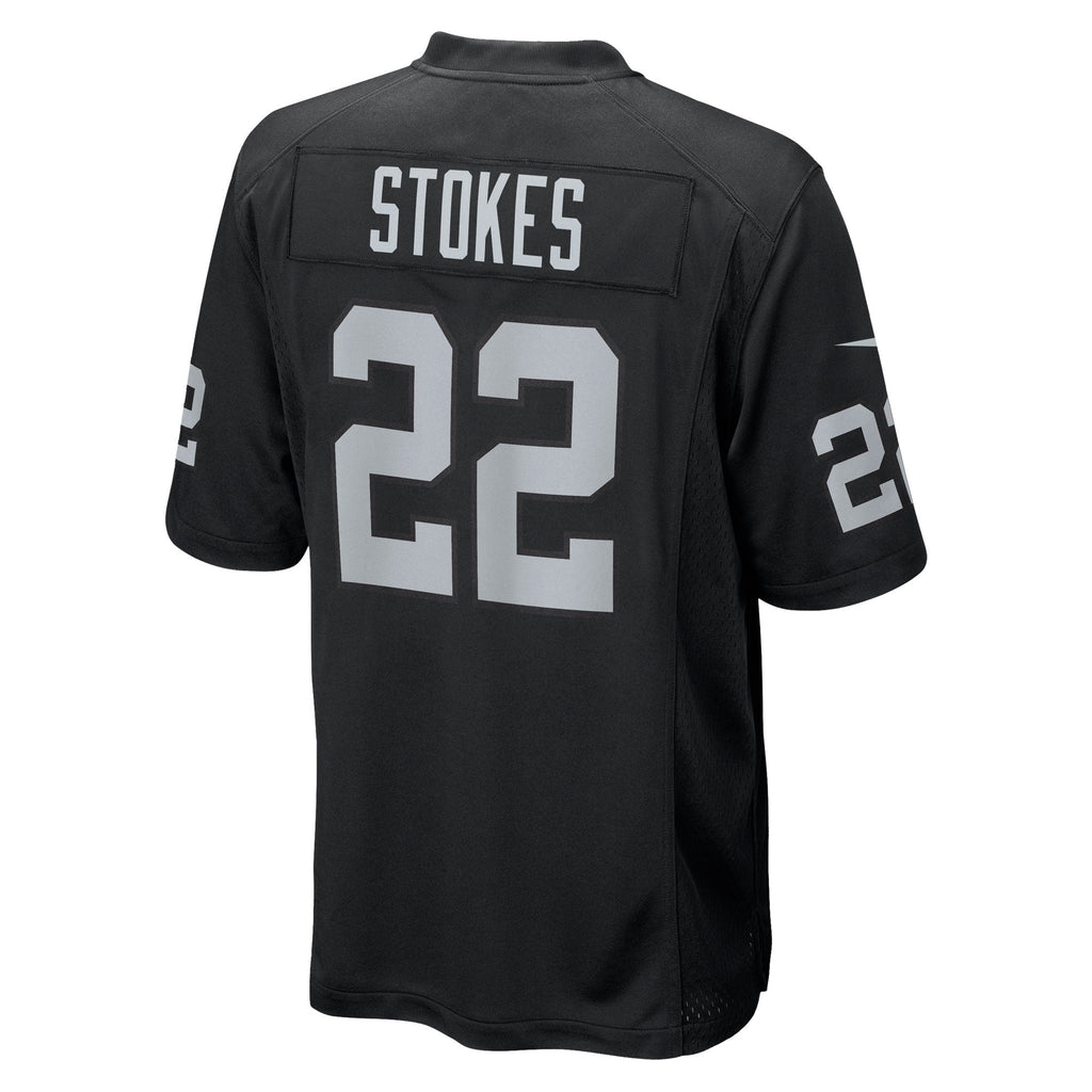 Las Vegas Raiders Eric Stokes Black Team Game Jersey