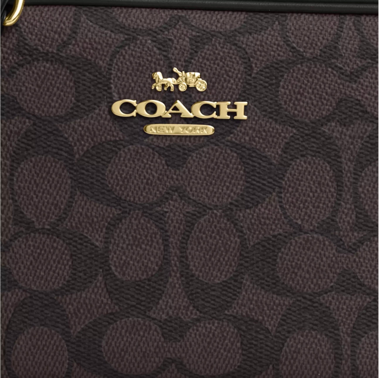 NWT Coach Mini Jamie Camera Crossbody Bag In Signature Canvas