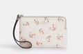 NWT Coach Corner Zip Wristlet With Floral Print