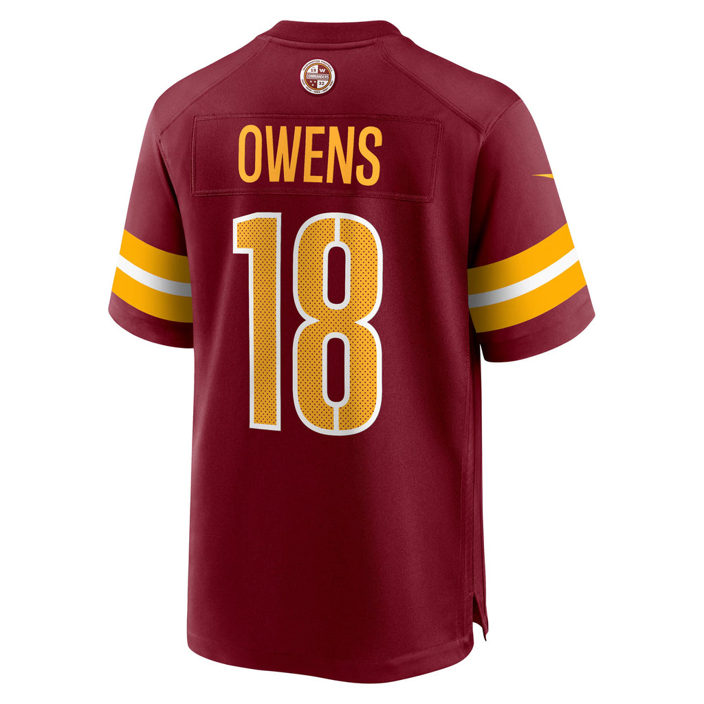 Washington Commanders Tyler Owens Burgundy Team Game Jersey