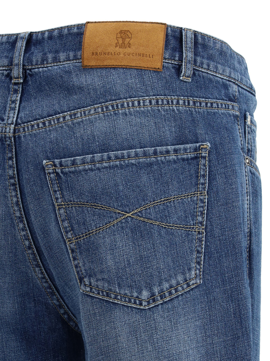 Brunello Cucinelli Men Cuffed Jeans