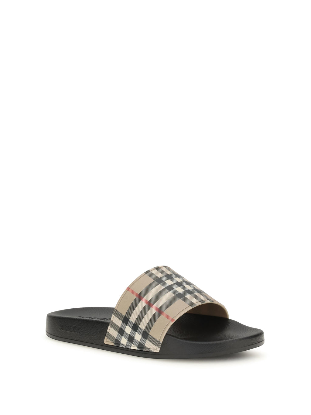 Burberry Men Check Slides