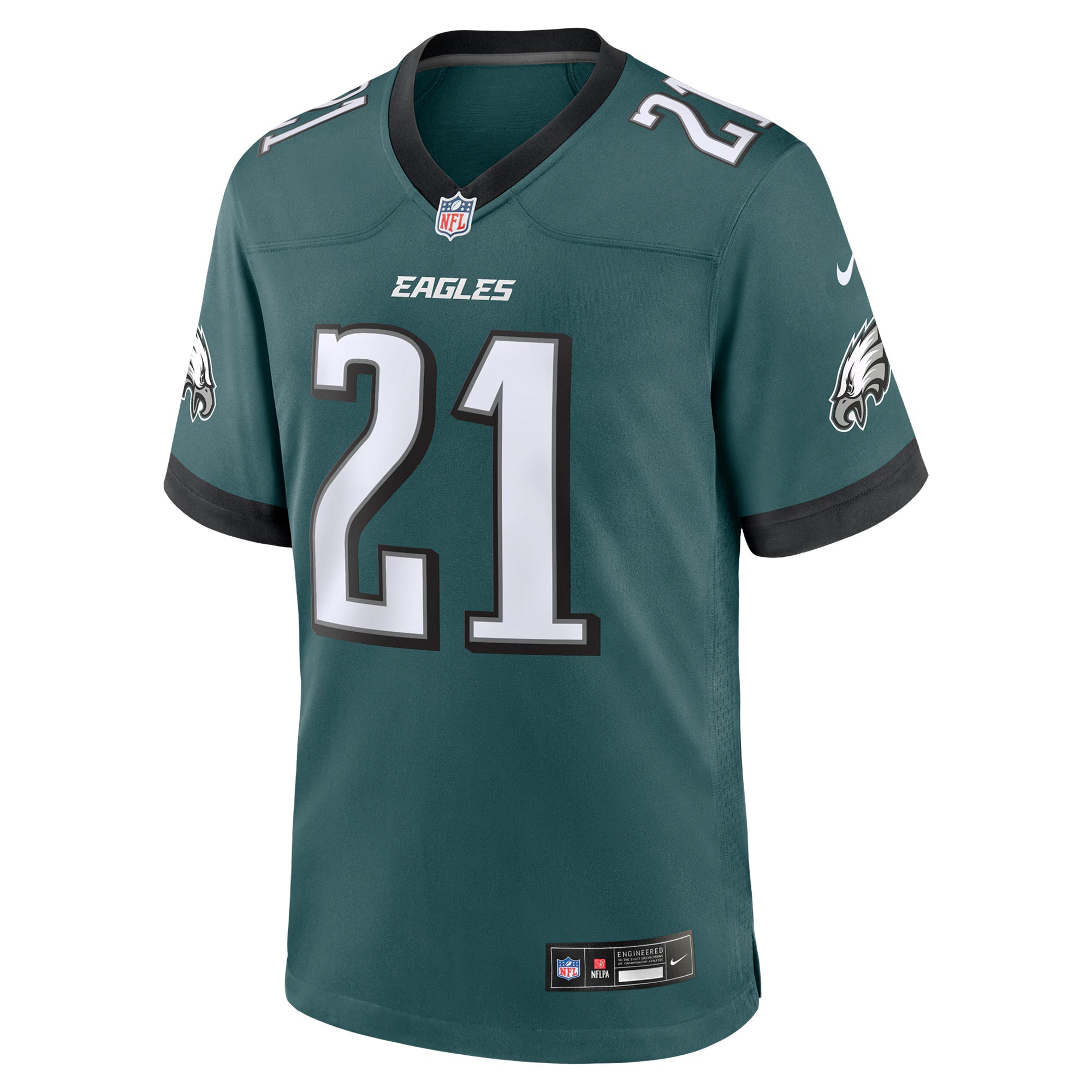 Philadelphia Eagles Sydney Brown Midnight Green Team Game Jersey