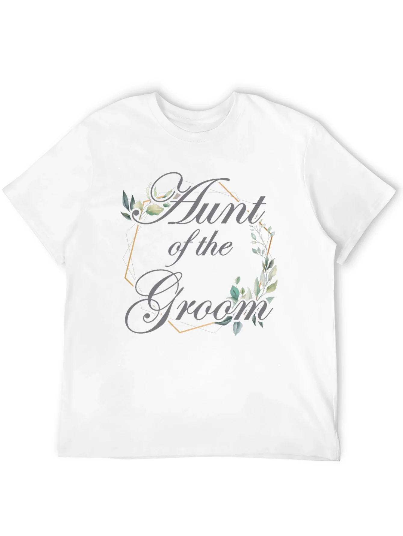 Aunt of the Groom T-Shirt - Elegant Wedding Apparel