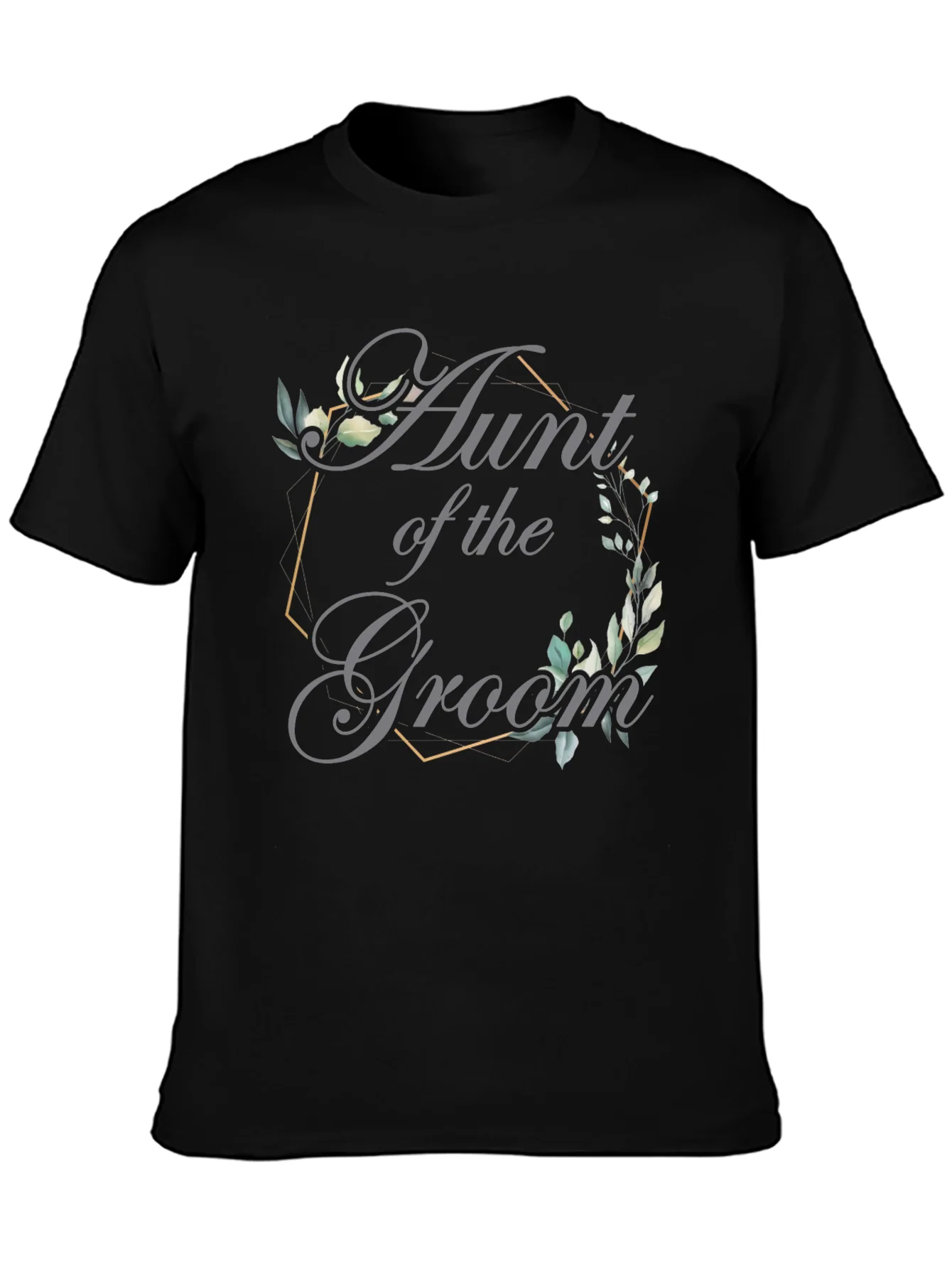 Aunt of the Groom T-Shirt - Elegant Wedding Apparel