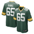 Green Bay Packers Aaron Banks Green Team Game Jersey