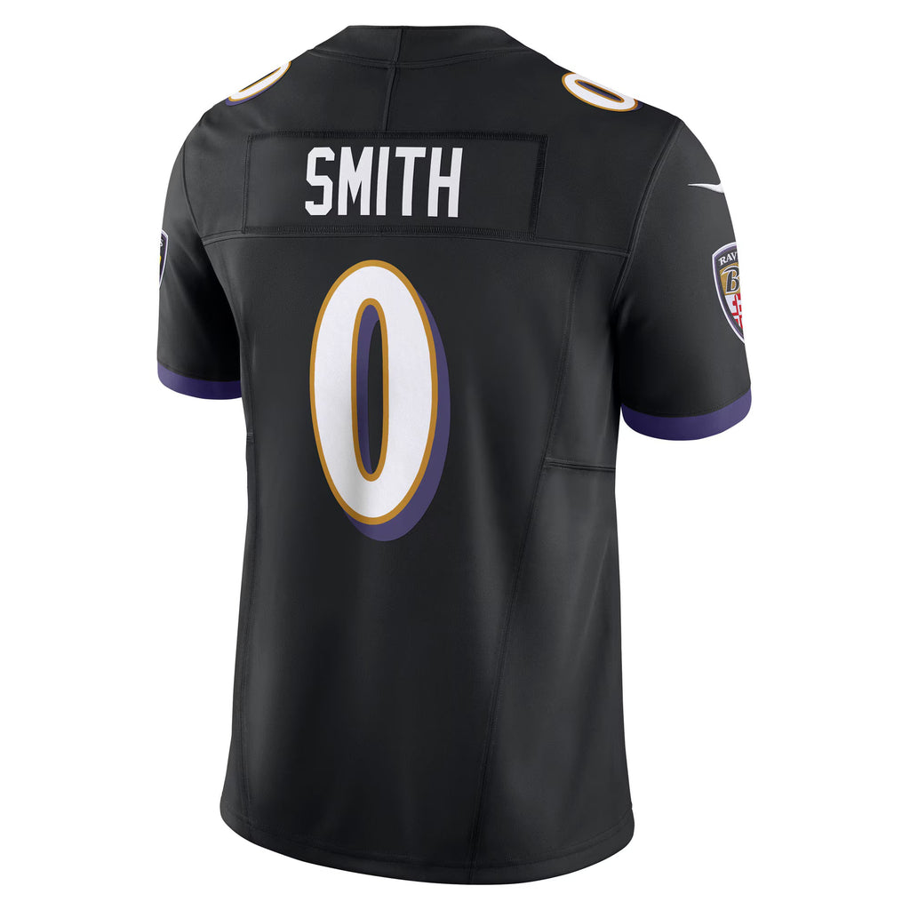 Baltimore Ravens Roquan Smith Black Alternate Vapor F.U.S.E. Limited Jersey