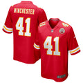 Kansas City Chiefs James Winchester Red Game Jersey
