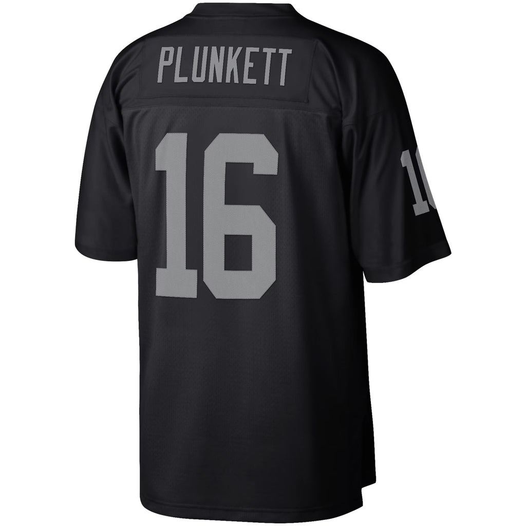 Las Vegas Raiders Jim Plunkett Mitchell & Ness Black Retired Player Legacy Replica Jersey