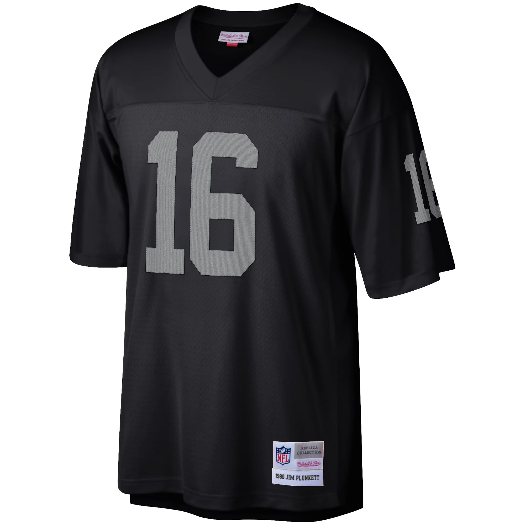 Las Vegas Raiders Jim Plunkett Mitchell & Ness Black Retired Player Legacy Replica Jersey