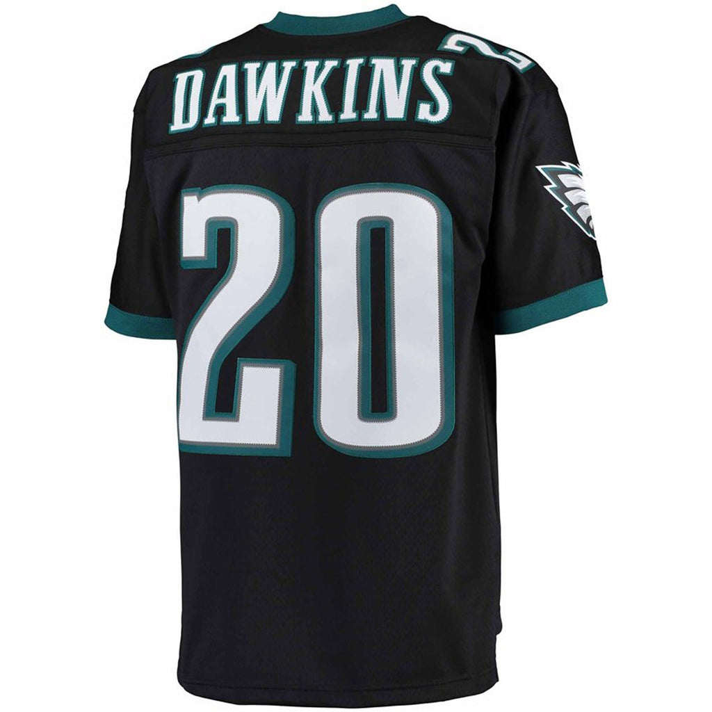 Philadelphia Eagles Brian Dawkins Mitchell & Ness Black Big & Tall 2004 Retired Player Replica Jersey