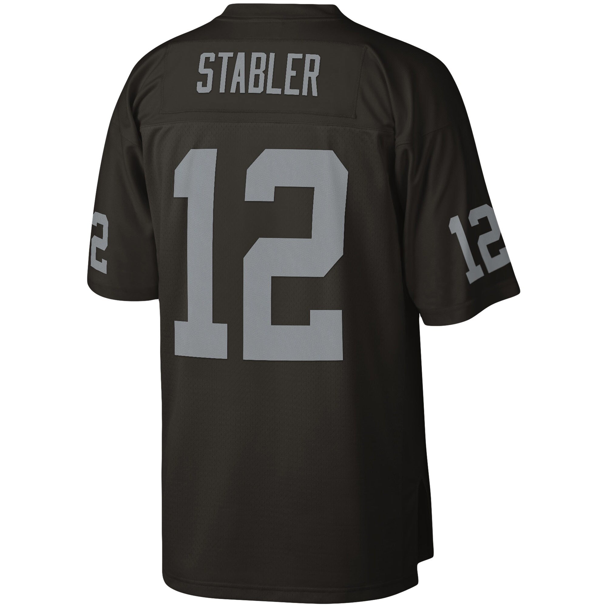 Las Vegas Raiders Ken Stabler Mitchell & Ness Black Legacy Replica Jersey