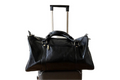 New Genuine Buffalo Leather Large Duffel Bag For Men/ Women- Black