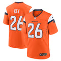 Denver Broncos Devon Key Orange Team Game Jersey