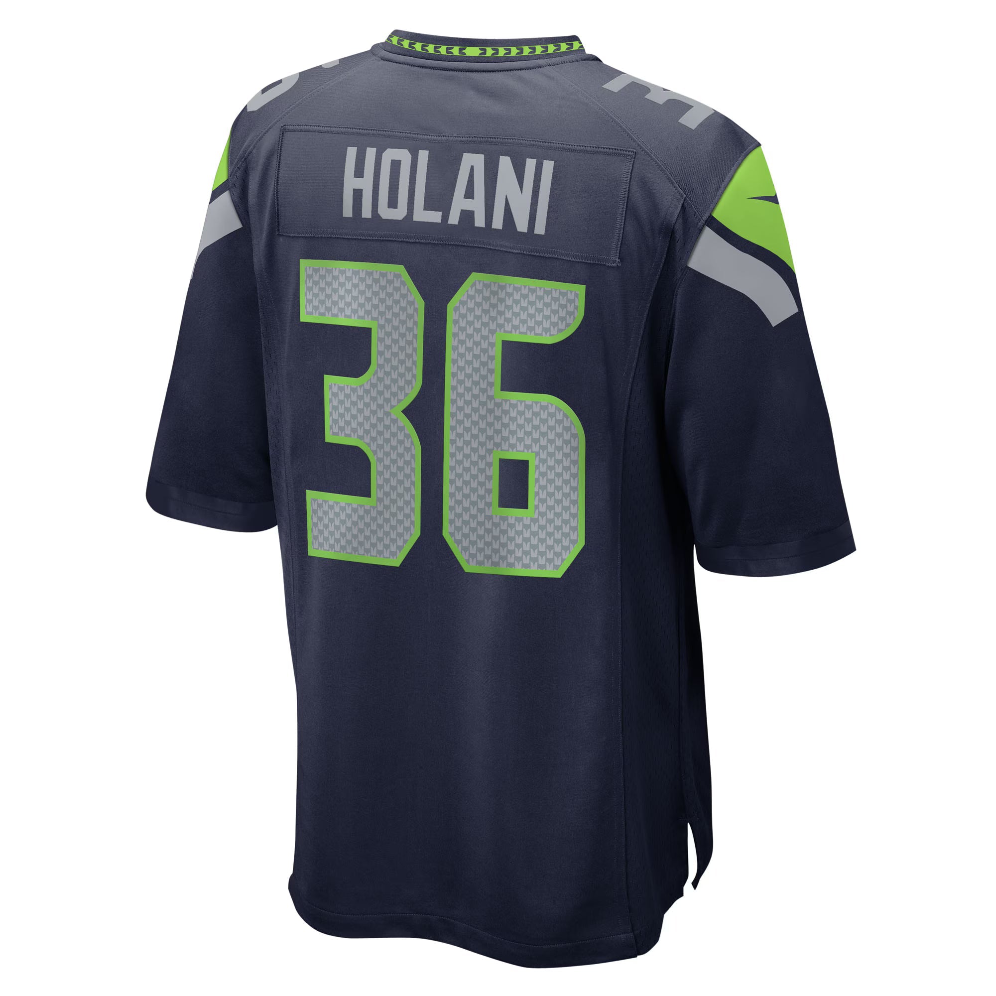 Seattle Seahawks George Holani College Navy Team Game Jersey
