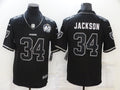 Men's Las Vegas Raiders #34 Bo Jackson Black Game Jersey1