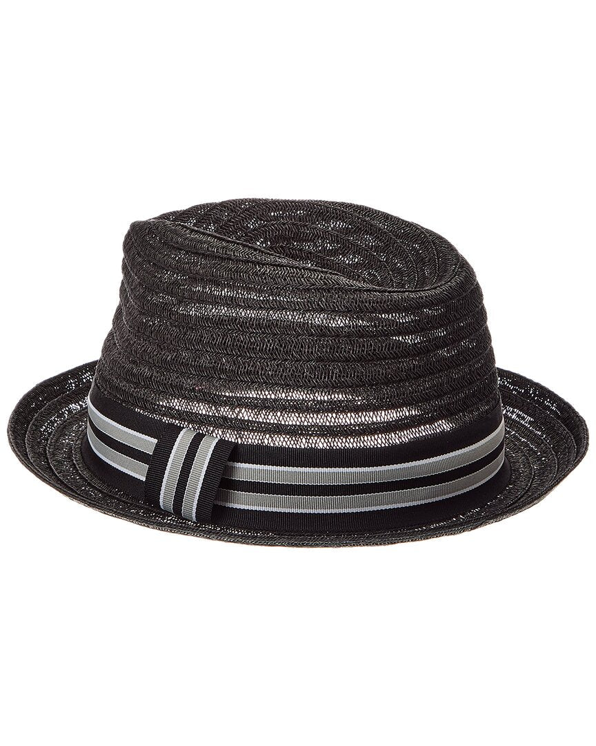Bruno Magli Packable Open Weave Triby Straw Hat