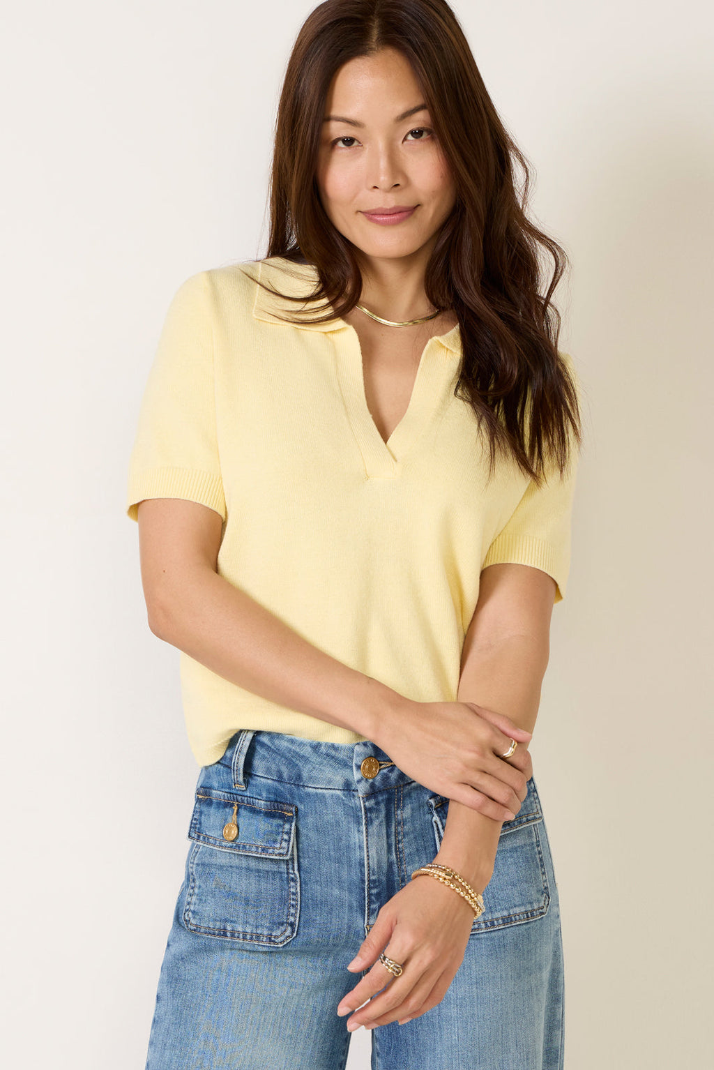 Women's Bennie Polo Sweater T-Shirt