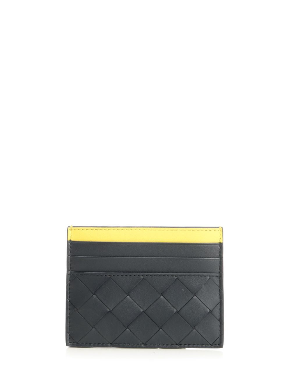 Bottega Veneta Men Braided Credit Card Holder