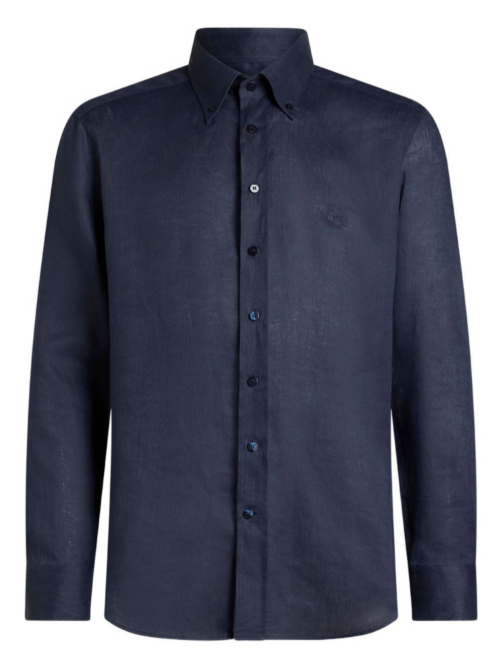 Etro Men Tailored Linen Shirt