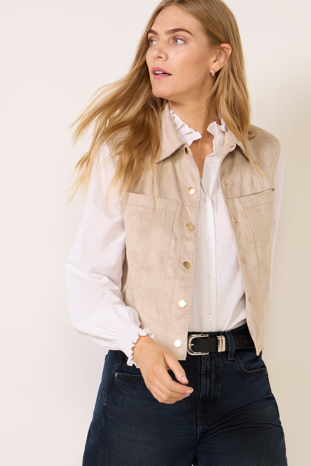 Women's Reagan Faux Suede Vest