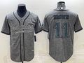 Men's Philadelphia Eagles A.J. Brown #11 Gray Player Jersey1 Joint Edition