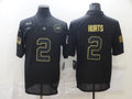 Men's Philadelphia Eagles Jalen Hurts #2 Black Team Game jersey