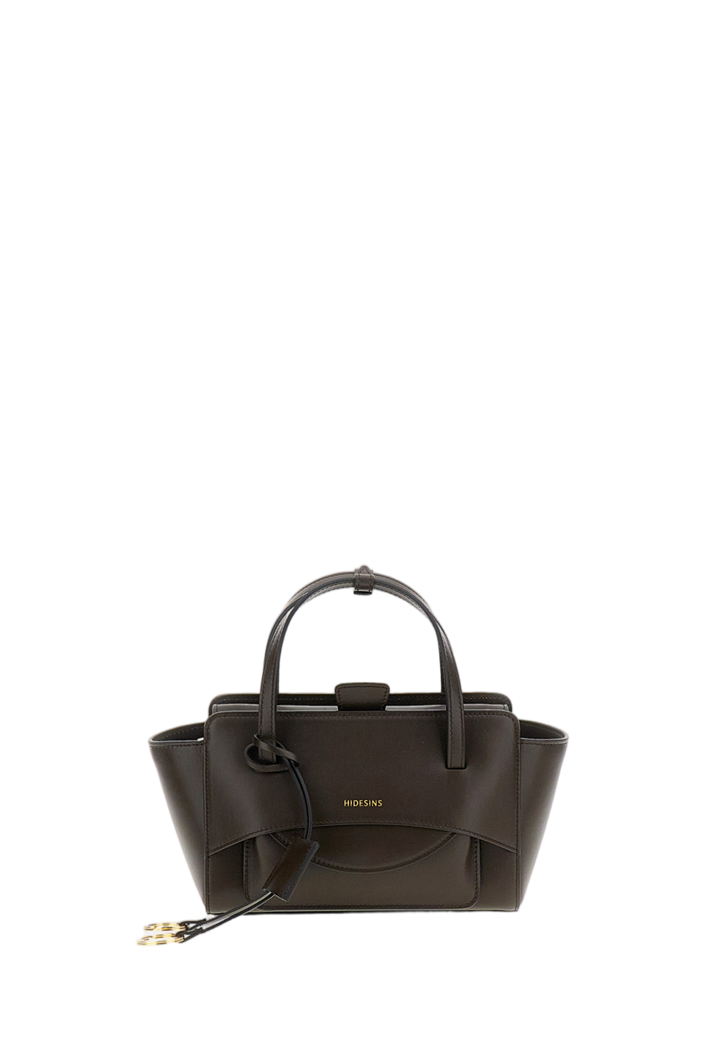 Brown Flap S Leather Crossbody Bag