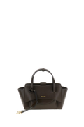 Brown Flap S Leather Crossbody Bag