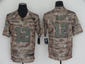 Men's New England Patriots Tom Brady #12 Camouflage Game Jersey1