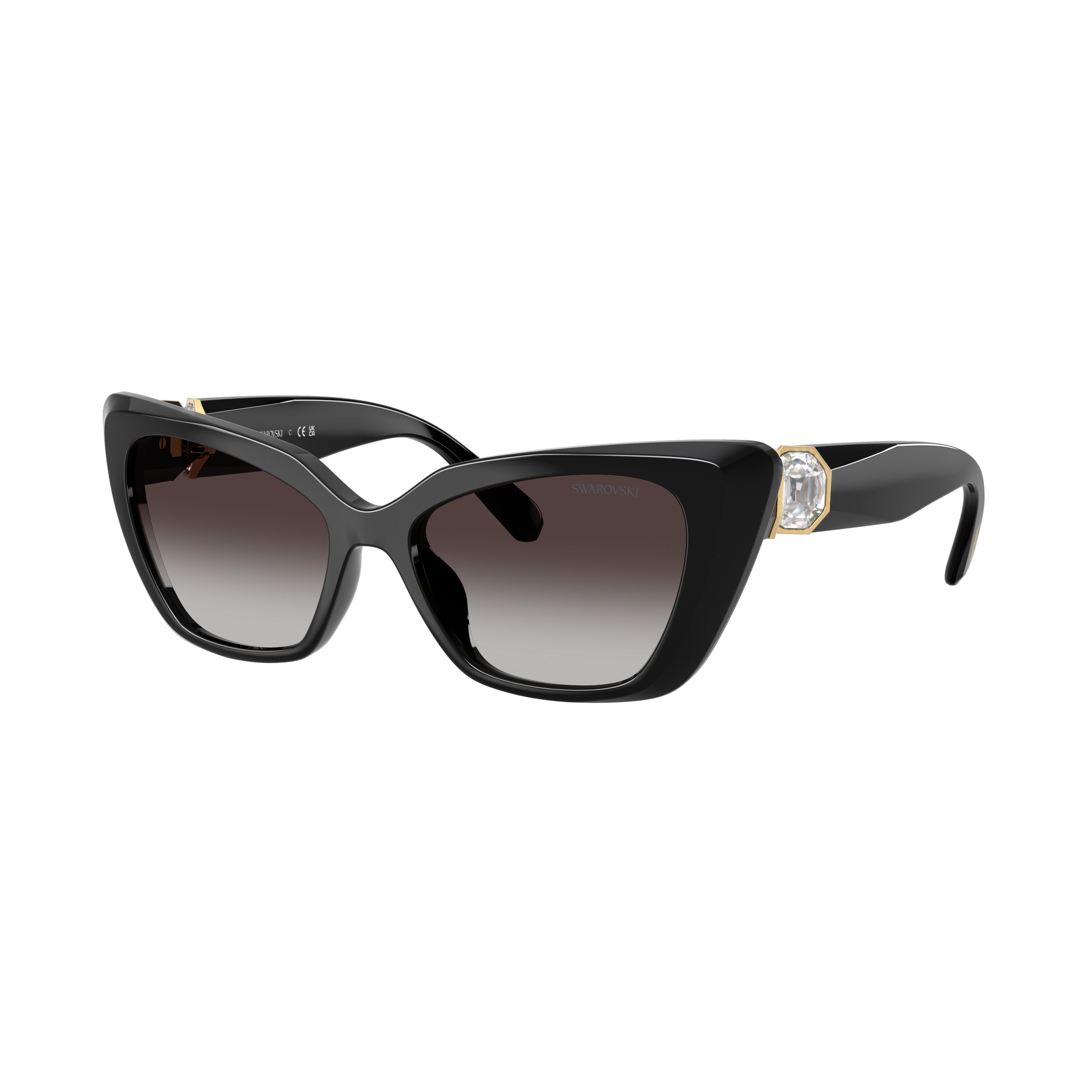 0Sk6047 Cat-Eye Sunglasses with Crystal Embellishments