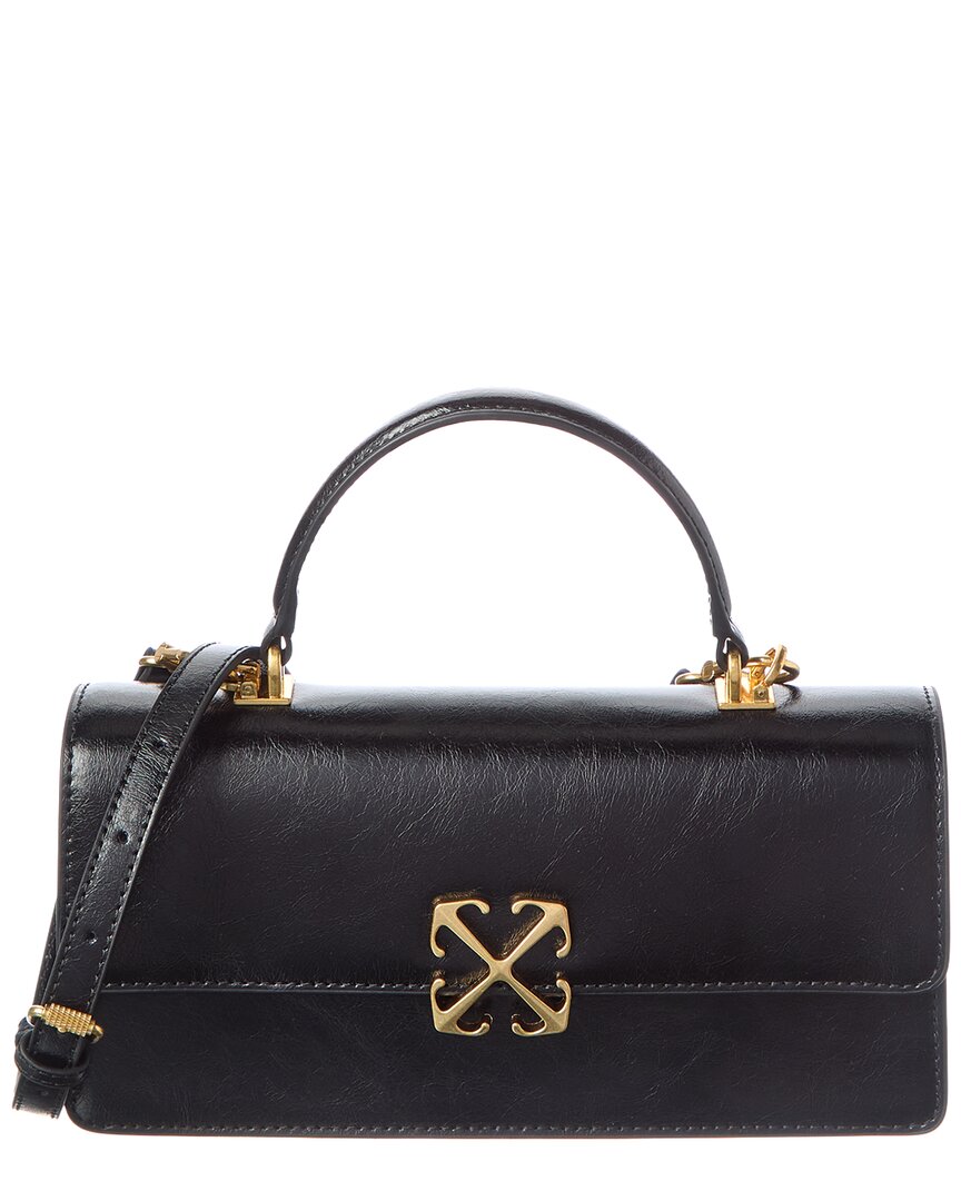 Off-White Jitney East West Leather Shoulder Bag