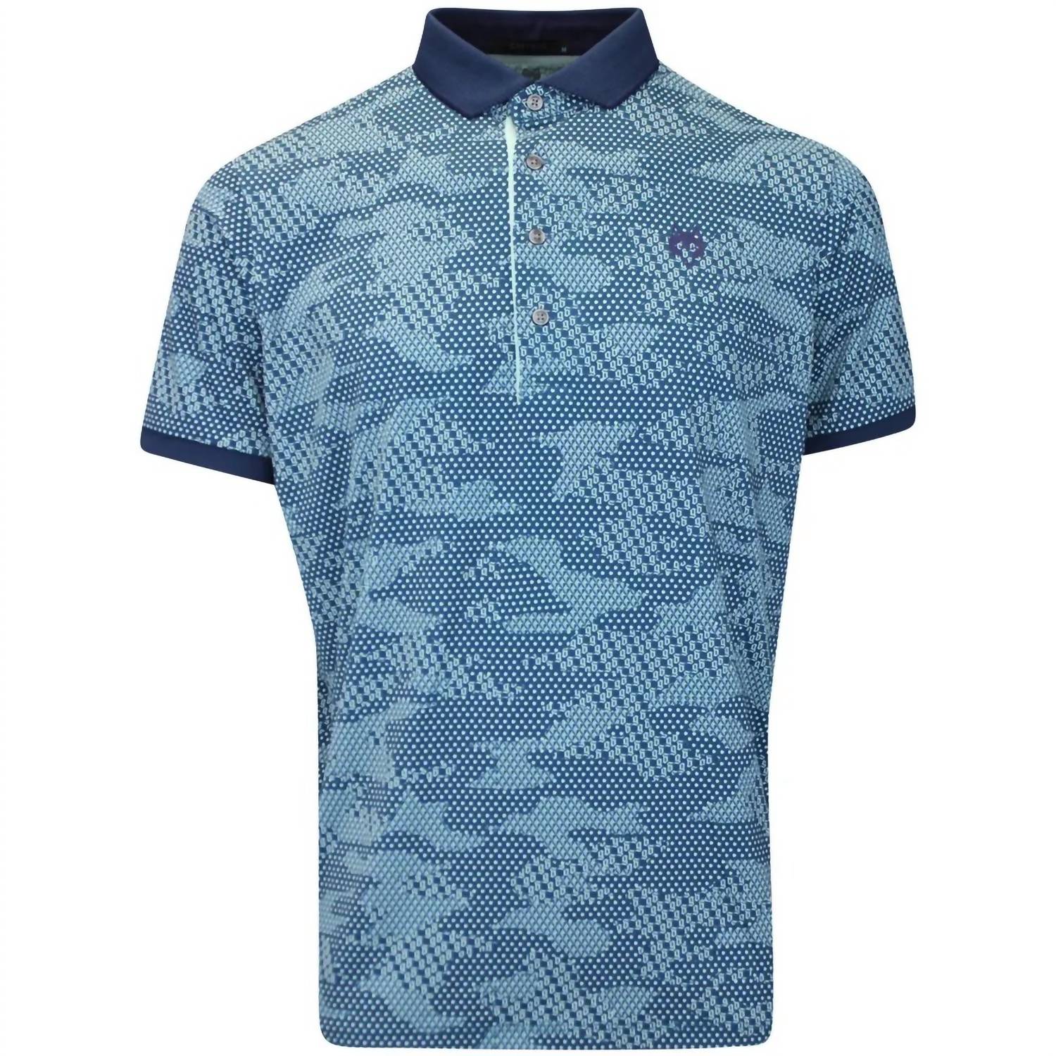 Men's Icon Camo Polo In Aegean