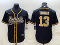 Men's New Orleans Saints Michael Thomas #13 Black Game jersey Joint Edition