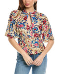 Isabel Marant E'toile Mucio Silk-Blend Blouse