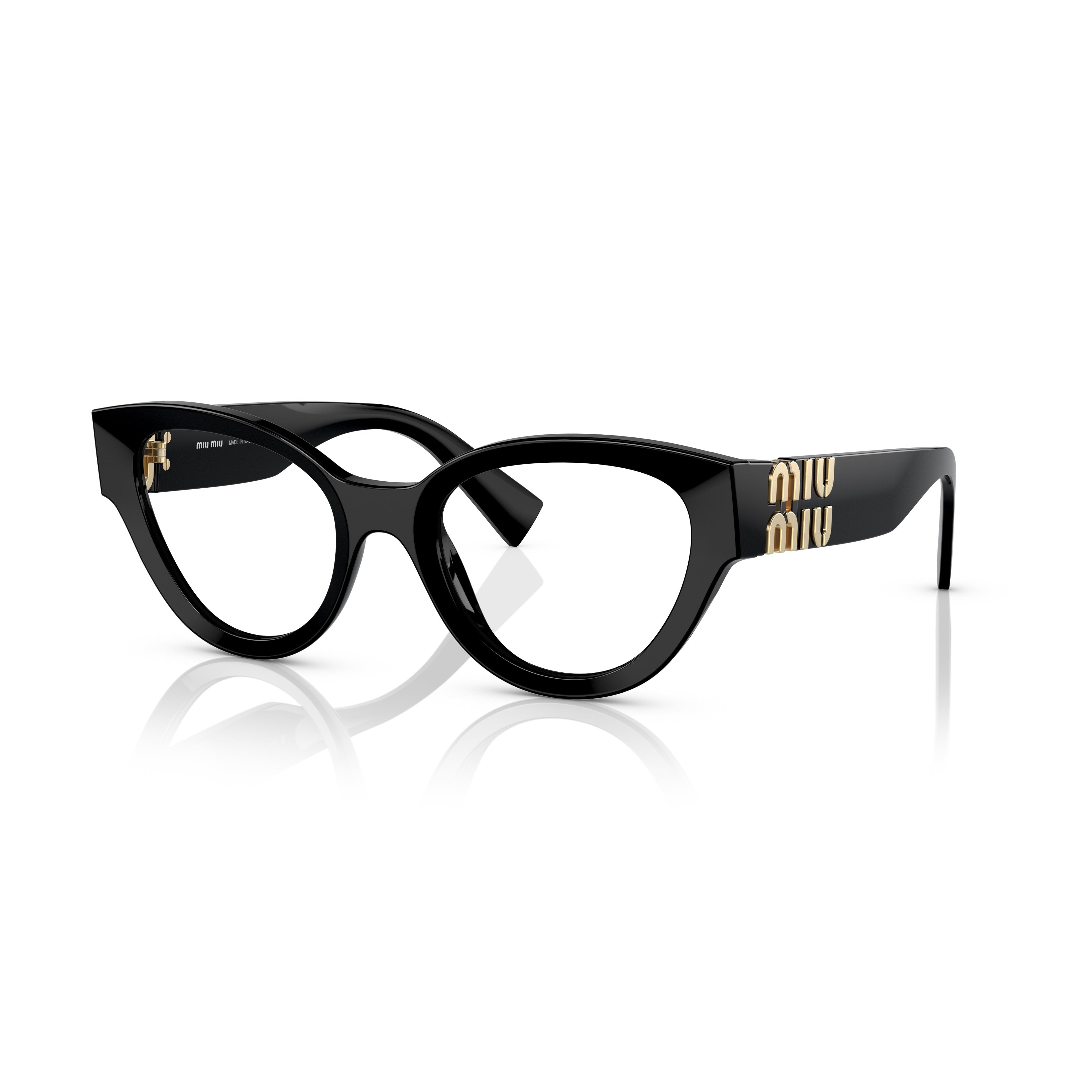 0Mu 01Vv Cat-Eye Sunglasses with Gold-Tone Logo Detail