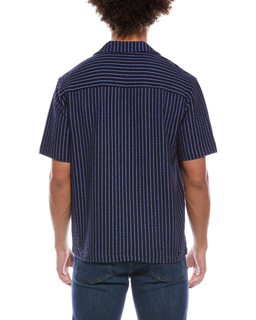 Truth Jacquard Knit Seersucker Camp Shirt