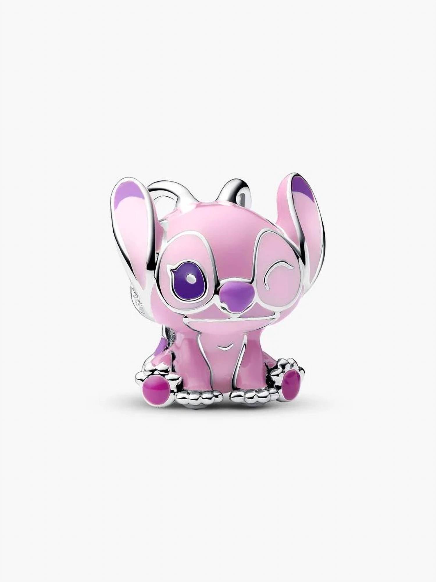 Disney Lilo & Stitch Angel Charm In Silver