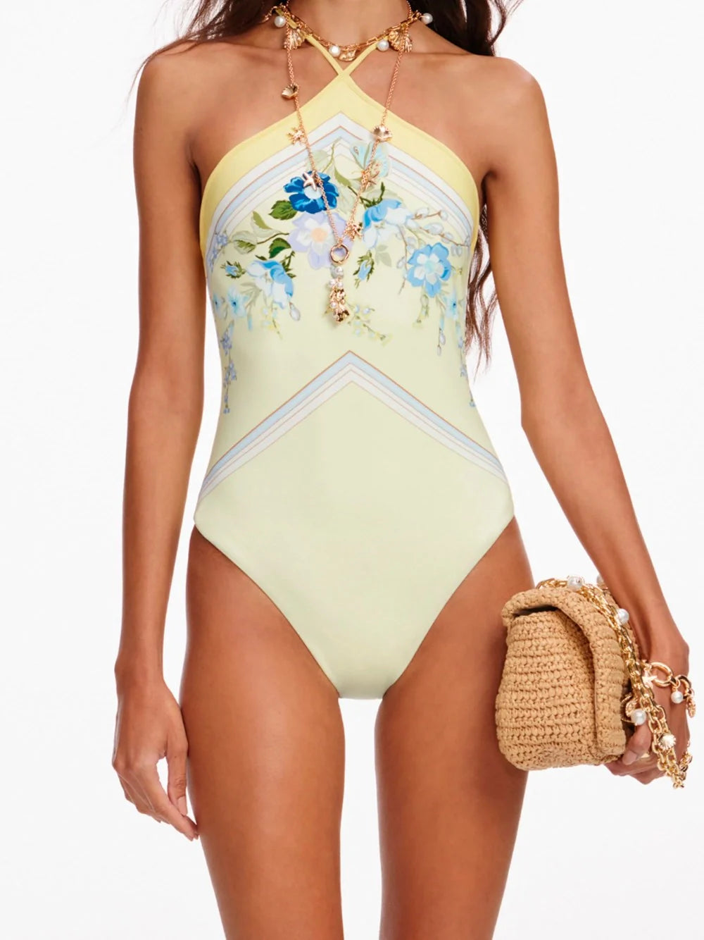 Self-Portrait Women Floral Swimsuit