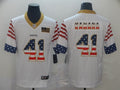 Men's New Orleans Saints Alvin Kamara #41 White Authentic Game Jersey1