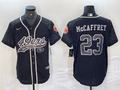 Men's San Francisco 49ers Christian McCaffrey #23 Black RFLCTV Limited Jersey1 Joint Edition
