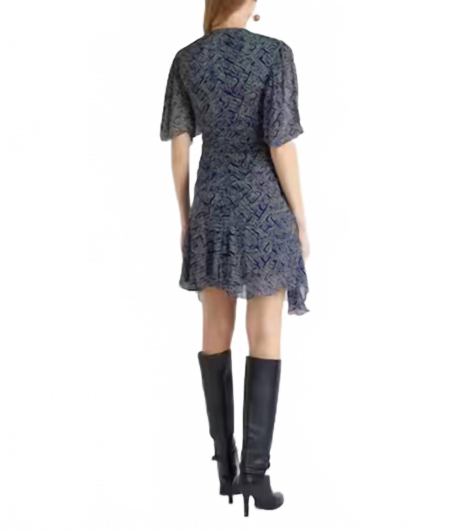 Vivienne Mini Dress In Midnight