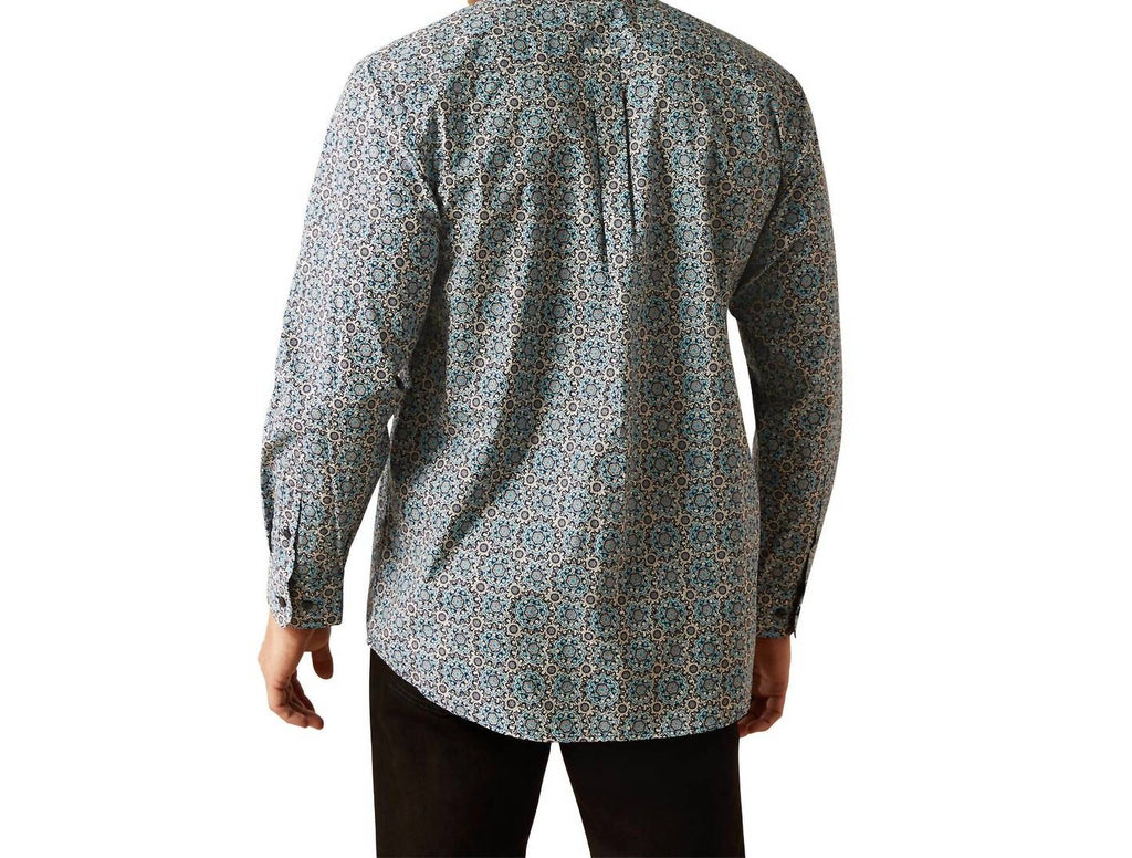 Men's Casual Series Santiago Shirt In Dark Teal