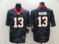 Men's Miami Dolphins Dan Marino #13 Gray Camouflage Game Jersey1